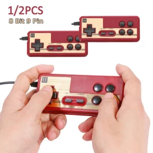 1/2Pcs 8 Bit 9Pin Controller Retro Wired Gamepad Universal Controller for Coolboy Subor NES FC Console Joystick