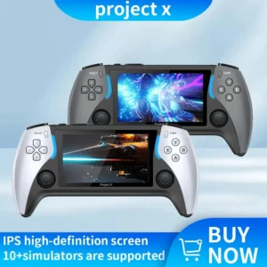 2024 New Project X Handheld Game Console Ps5 High-definition Arcade With Dual Player And Dual Controller Support Christmas Gift