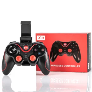 MG09/X3 Mobile Game Controller for Android, Wireless Key Mapping Joystick Gamepad for Call of Duty & PUBG Mobile & More